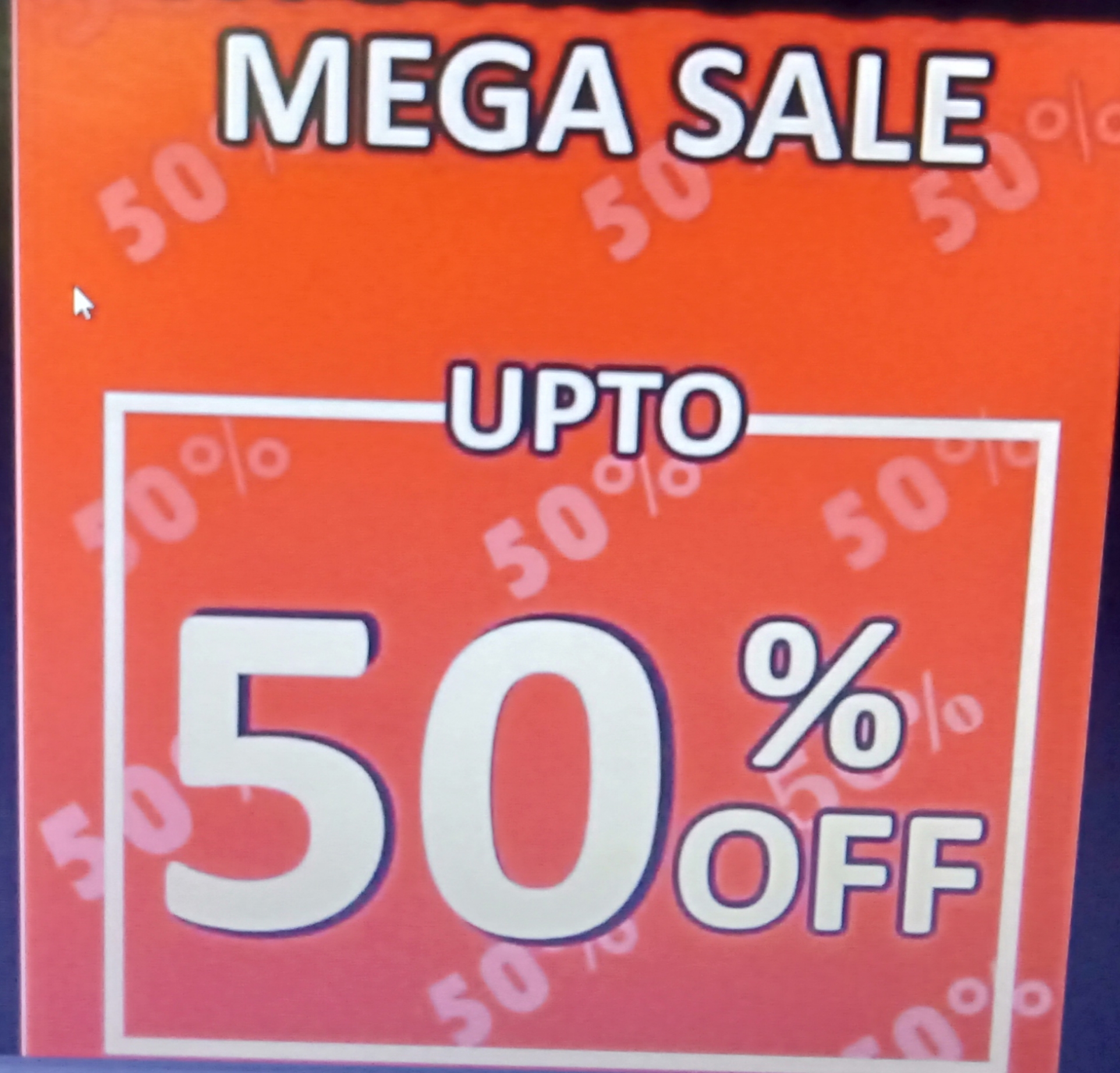Mega Sale
