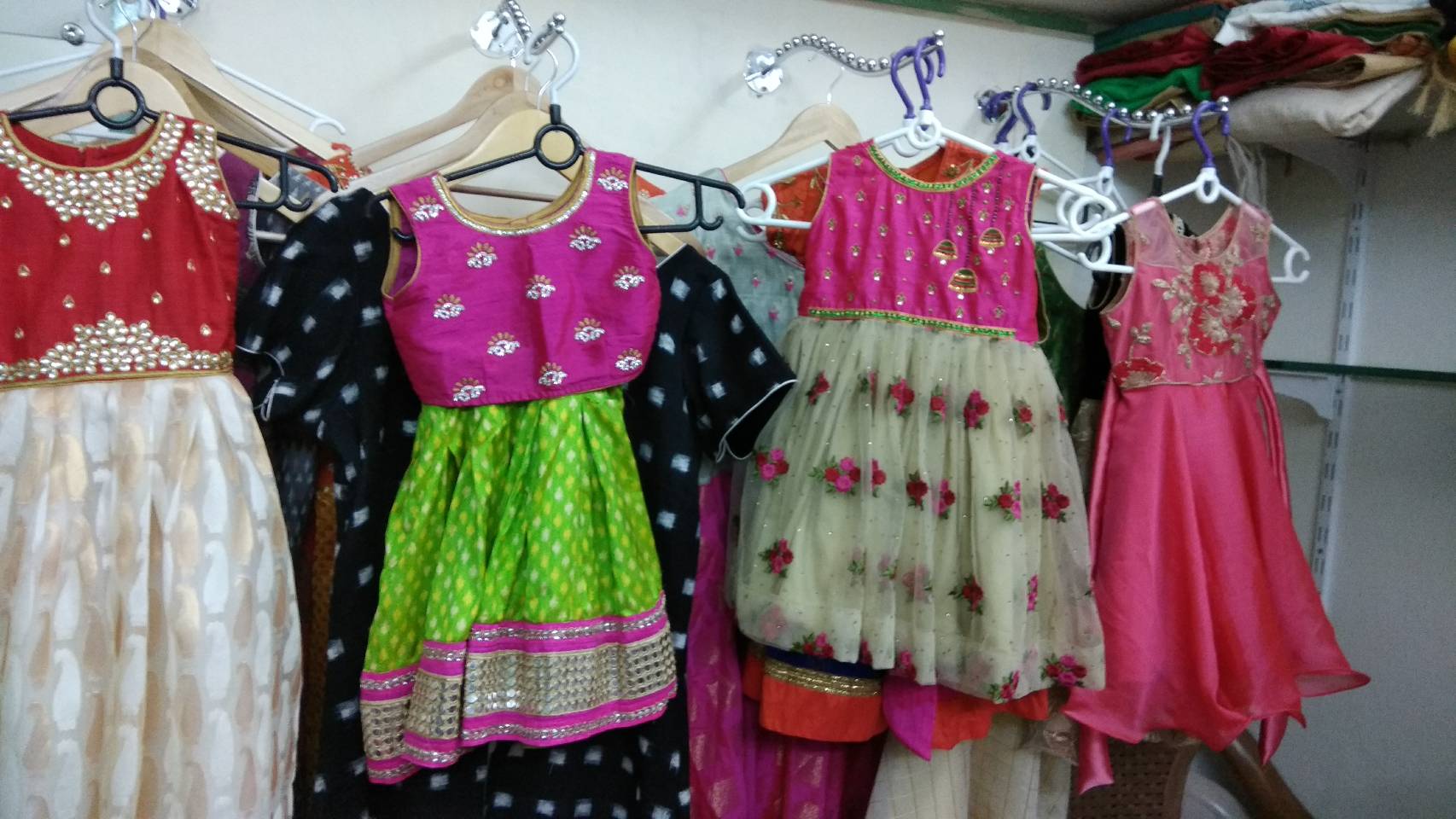 Specialists in Mother & Daughter  or Baby frock designs. 