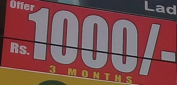 Gym fitness package for 3 months 