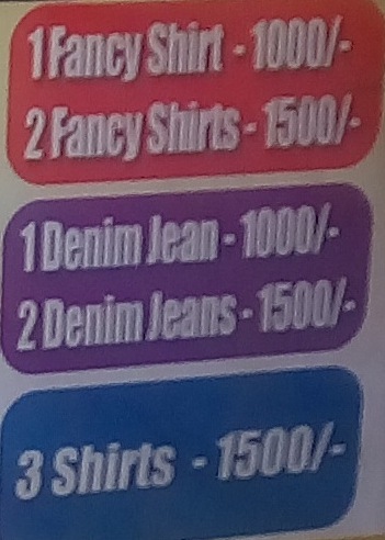 1 Fancy Shirt, 2 Fancy Shirts