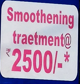 Smoothening Traetment