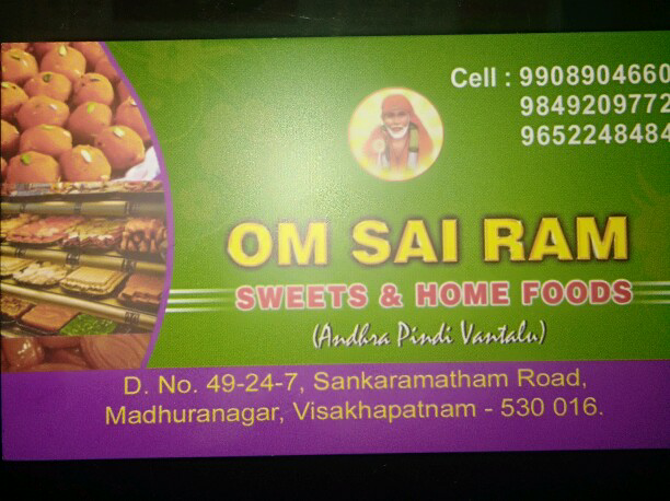 sweets and home foods