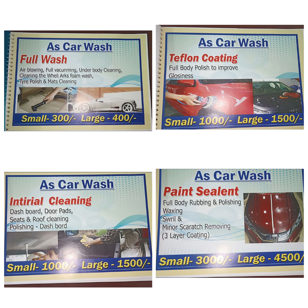Full wash, Teflon coating