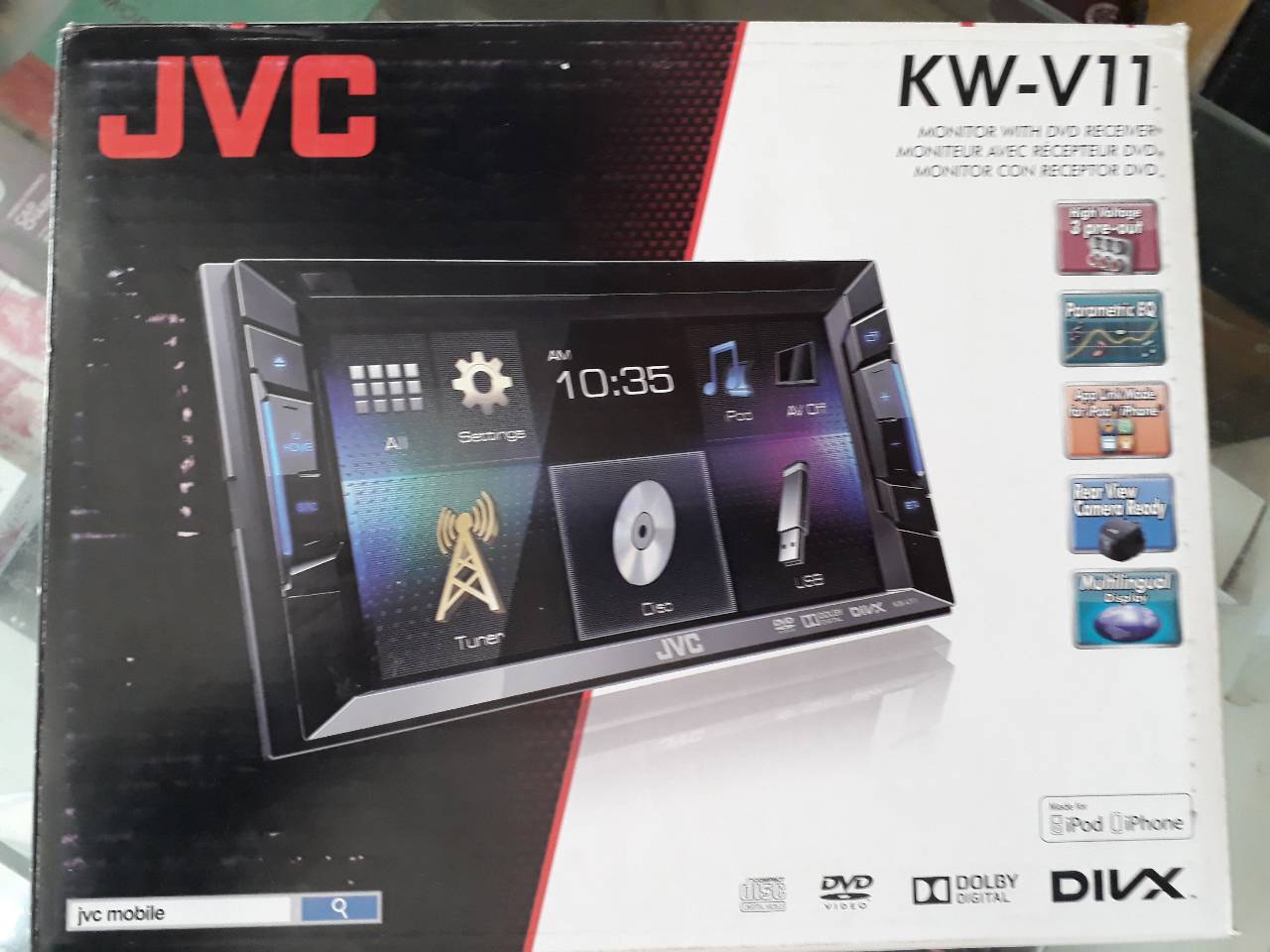 JVC  Double Tin
