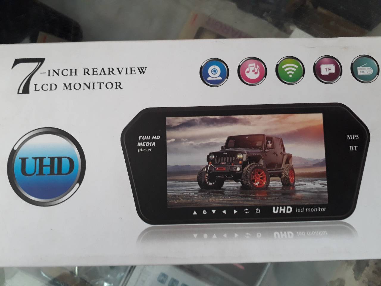 Rear view screen cam