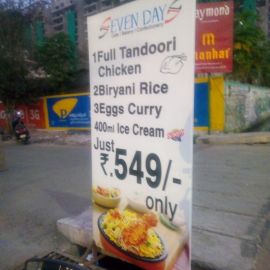 1 Full Tandoori Chicken+2 Biryani Rice+ 3eggs Curry+400 Ml Ice Cream 