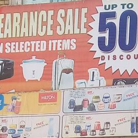 Clearance Sale On Selected Items 