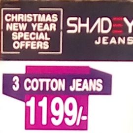 3 Cotton Jeans 