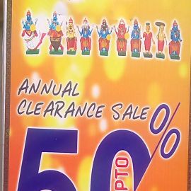 Annual Clearance Sale