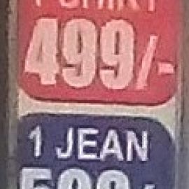 1 Shirt, 1 Jeans