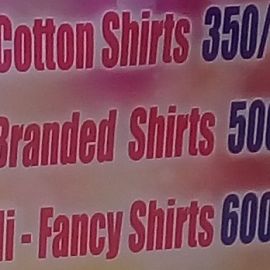 1 Cotton Shirt, 1 Branded Shirt